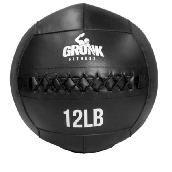 Gronk Fitness Wall Ball Black 12lb