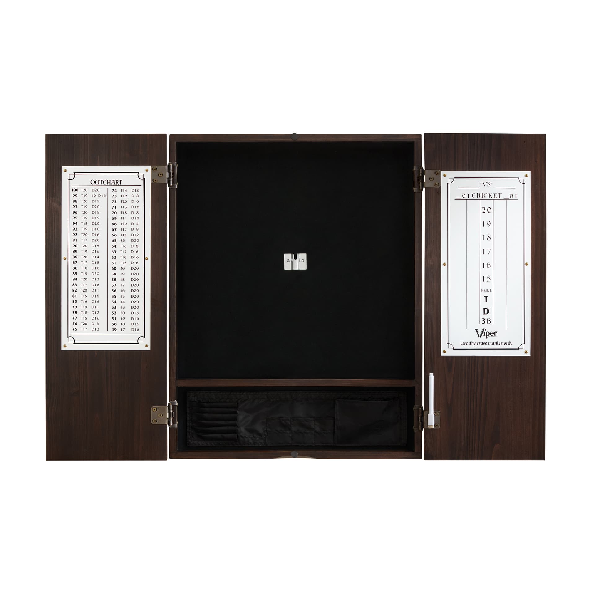Viper Espresso Metropolitan Steel Tip Cabinet