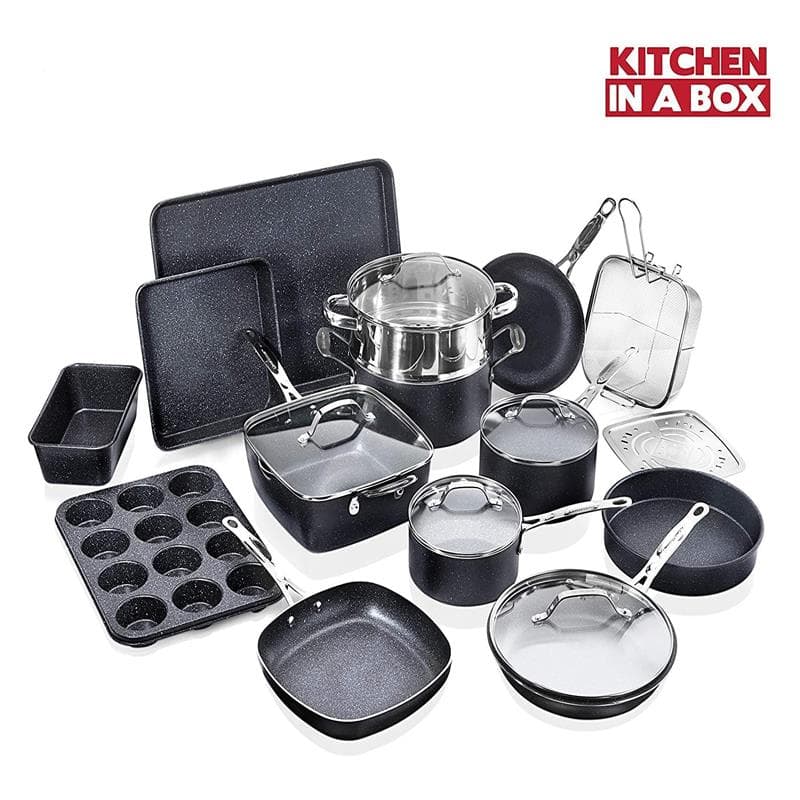 20 - Piece Complete Cookware and Bakeware with Ultra Nonstick Set