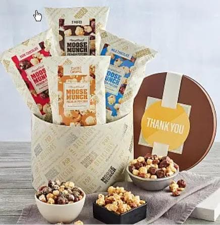Moose Munch Premium Popcorn Tin