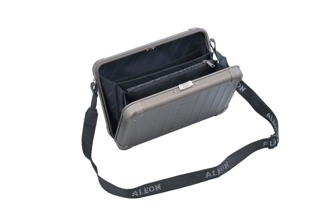 ALEON ALUMINUM LARGE CROSSBODY- BRONZE