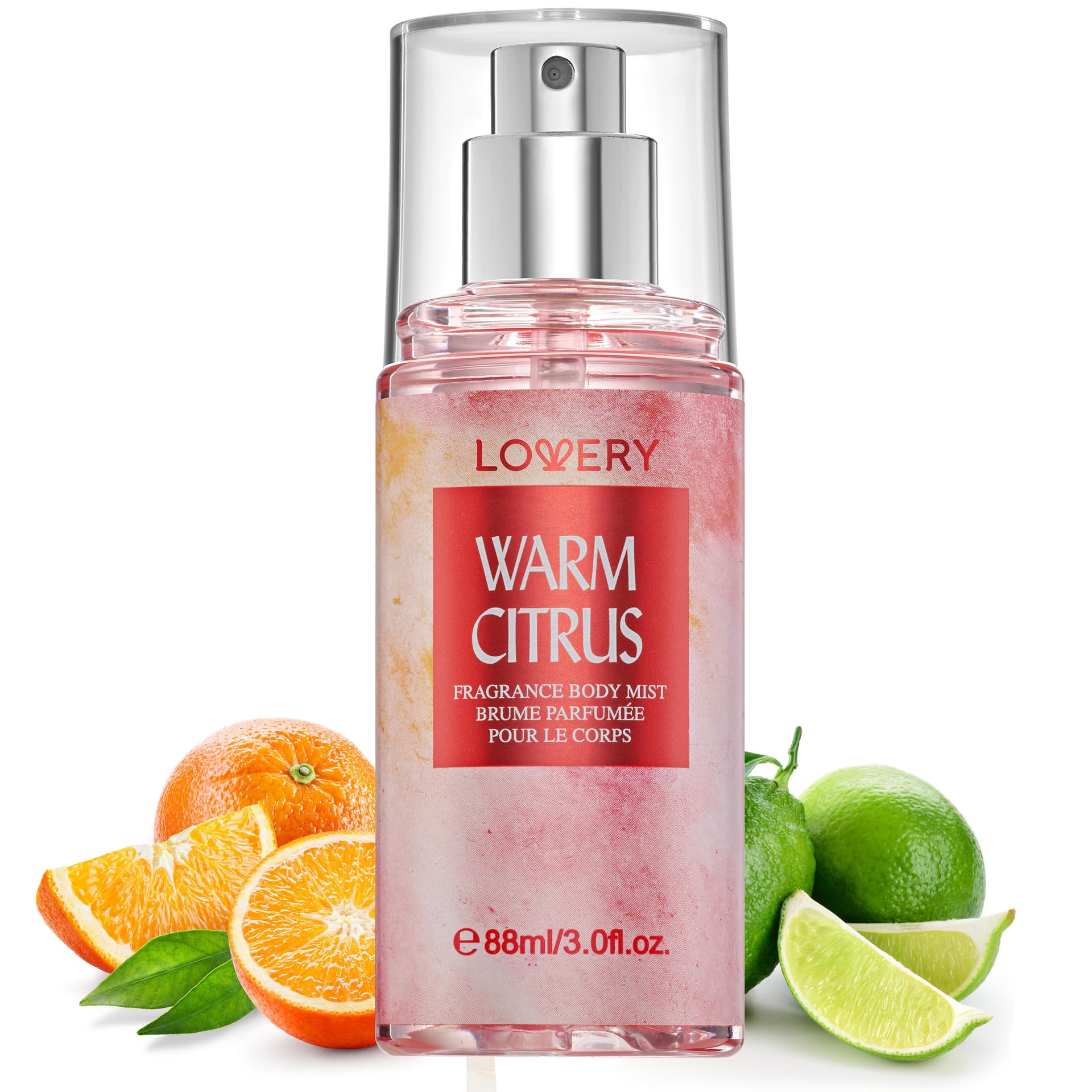 Warm Citrus Fragrance Body Spray Size 3oz