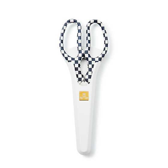 black & white check kitchen shears