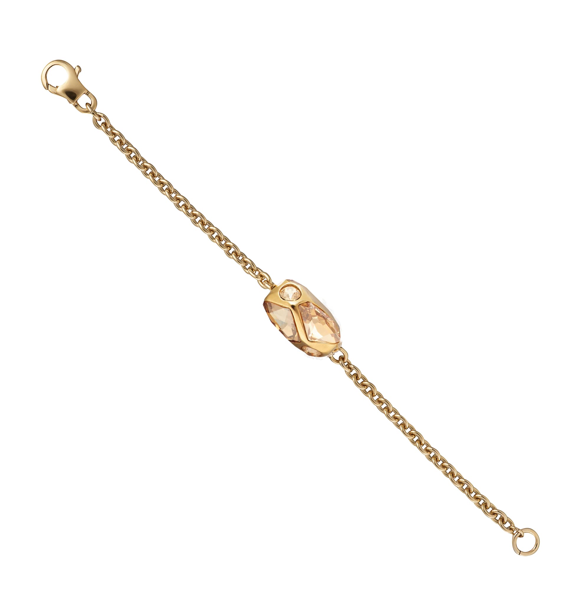 Crystal Bead Single Bracelet, Golden Sha