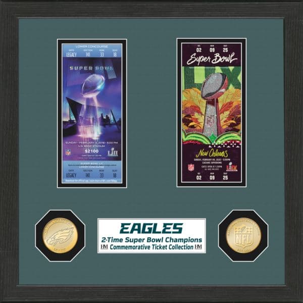 Philadelphia Eagles SB Ticket Collection