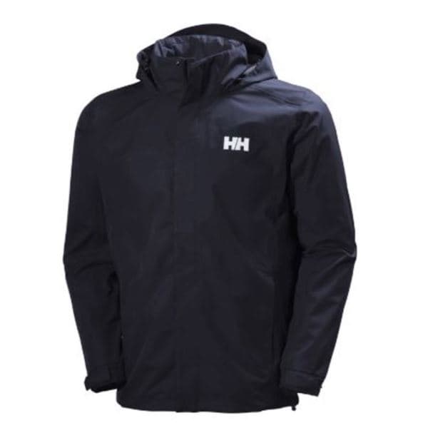 Mens Dubliner Rain Jacket-Black-LG