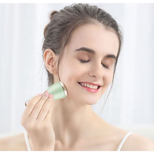 Gold Magnetic Facial Massager -Lime