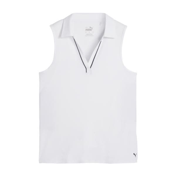 Women's CLOUDSPUN Piped Sleeveless Golf Polo