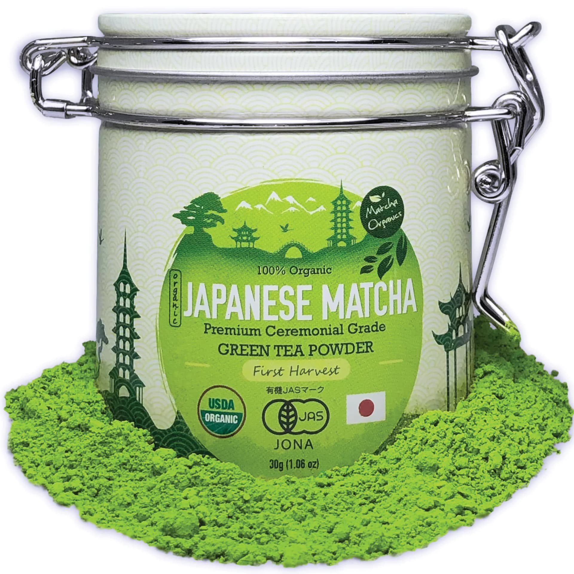 Ceremonial Grade Matcha Powder 1 oz