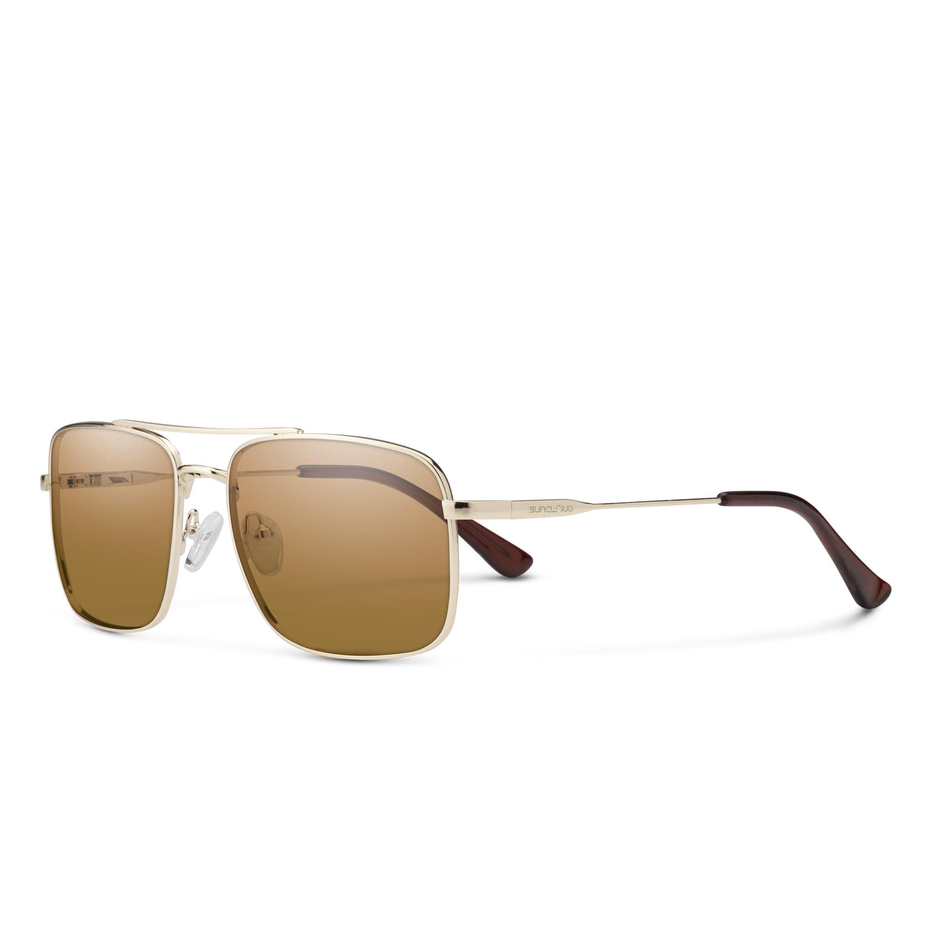 Suncloud Payback Polarized Sunglasses - Gold/Brown