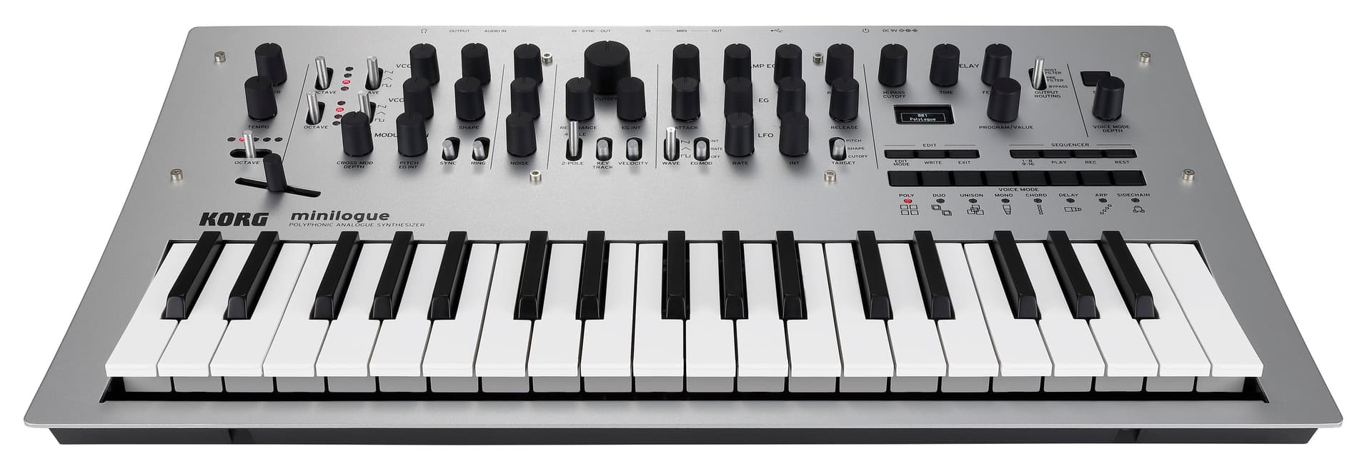 4-Voice Polyphonic Analog Synth with Presets