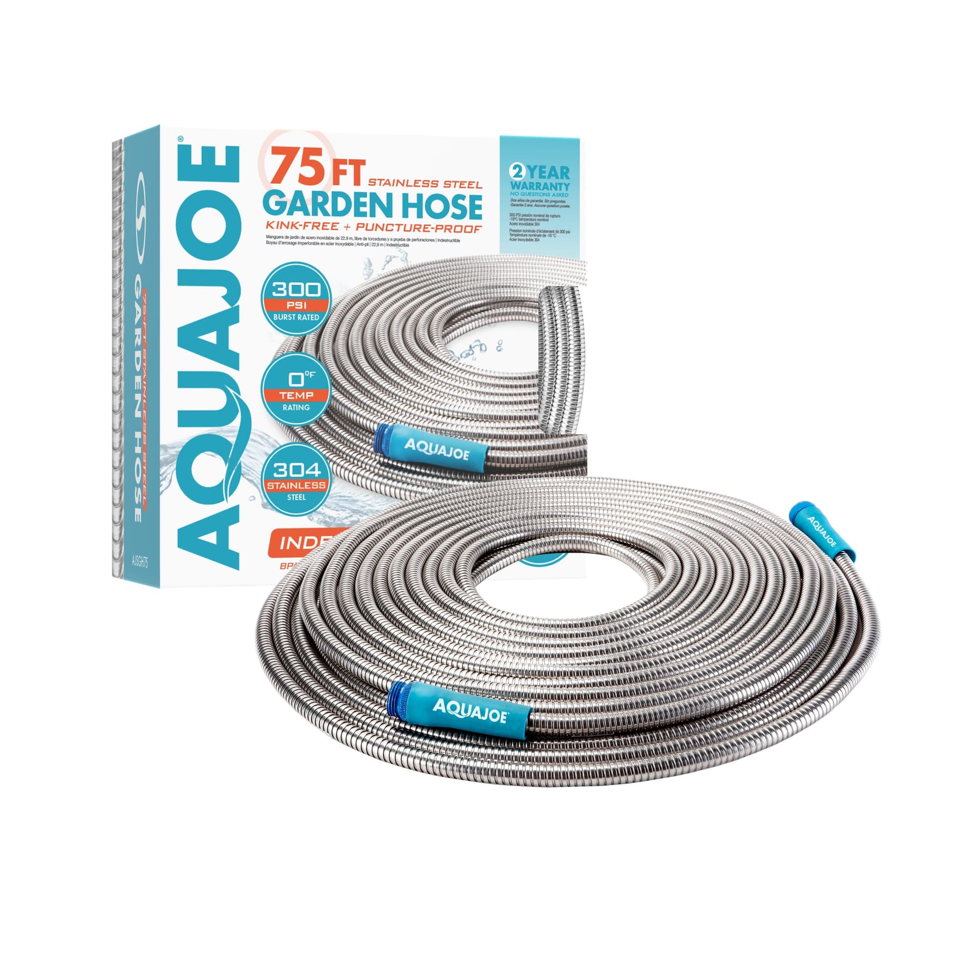 Spiral Stainless Steel Metal Garden Hose