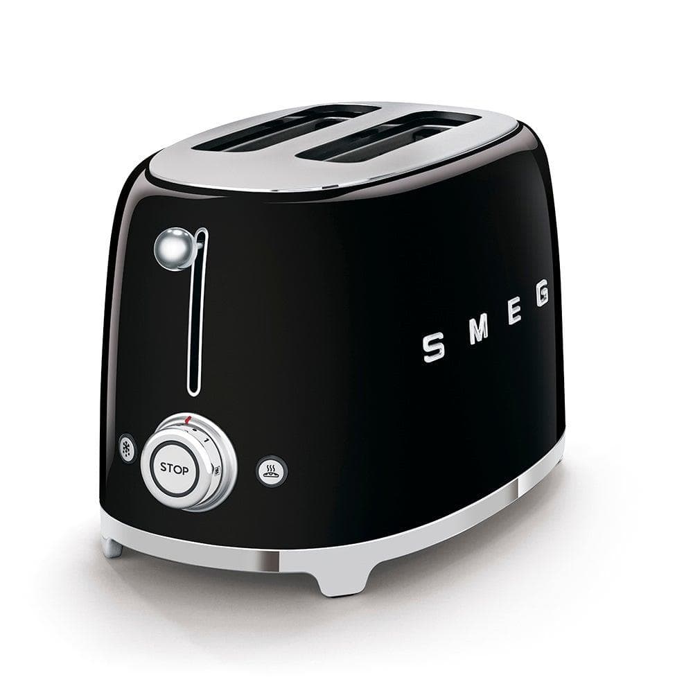 50's Retro-Style 2 Slice Toaster Black