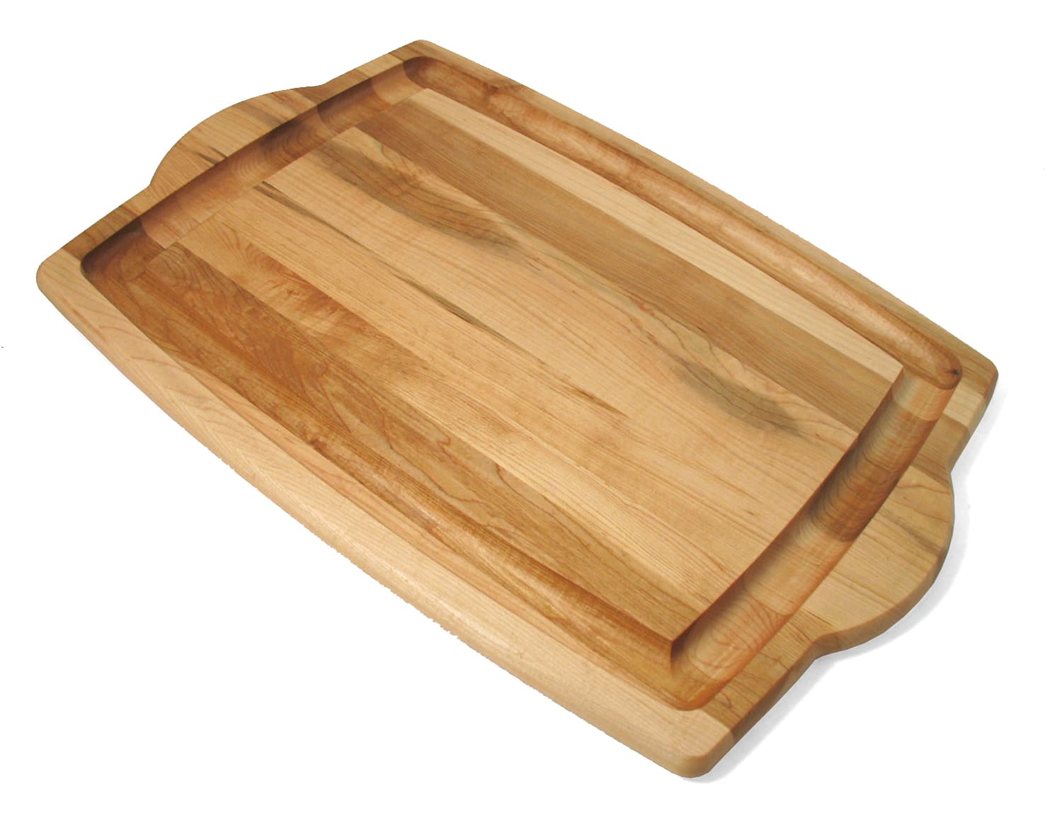 Farmhouse Carver with Handles 20 x 14 x .75 - Maple