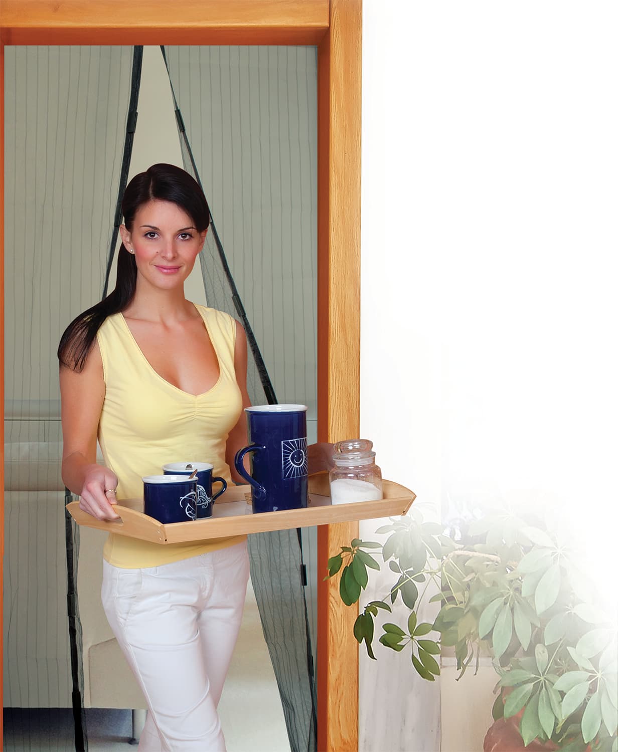 Magic Magnet Screen Door