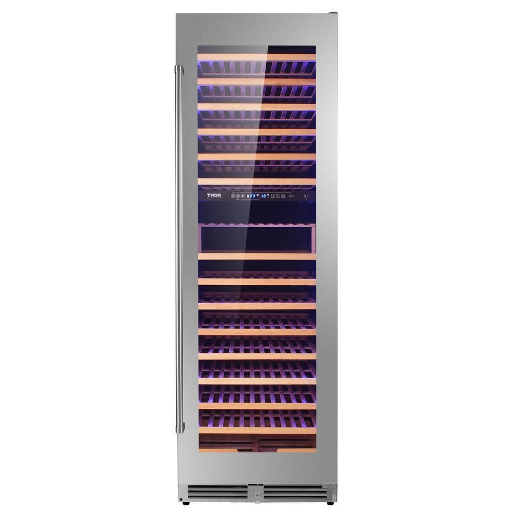 162 Bottle Dual Zone Wine Cooler with Sabbath Mode