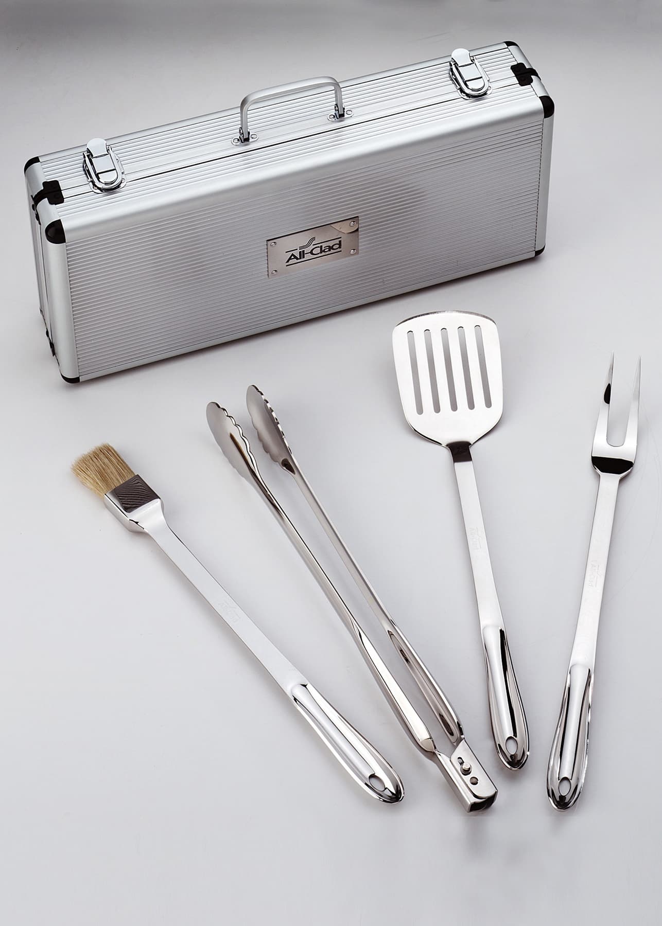 Professional Stainless Steel BBQ Tool Set with Case