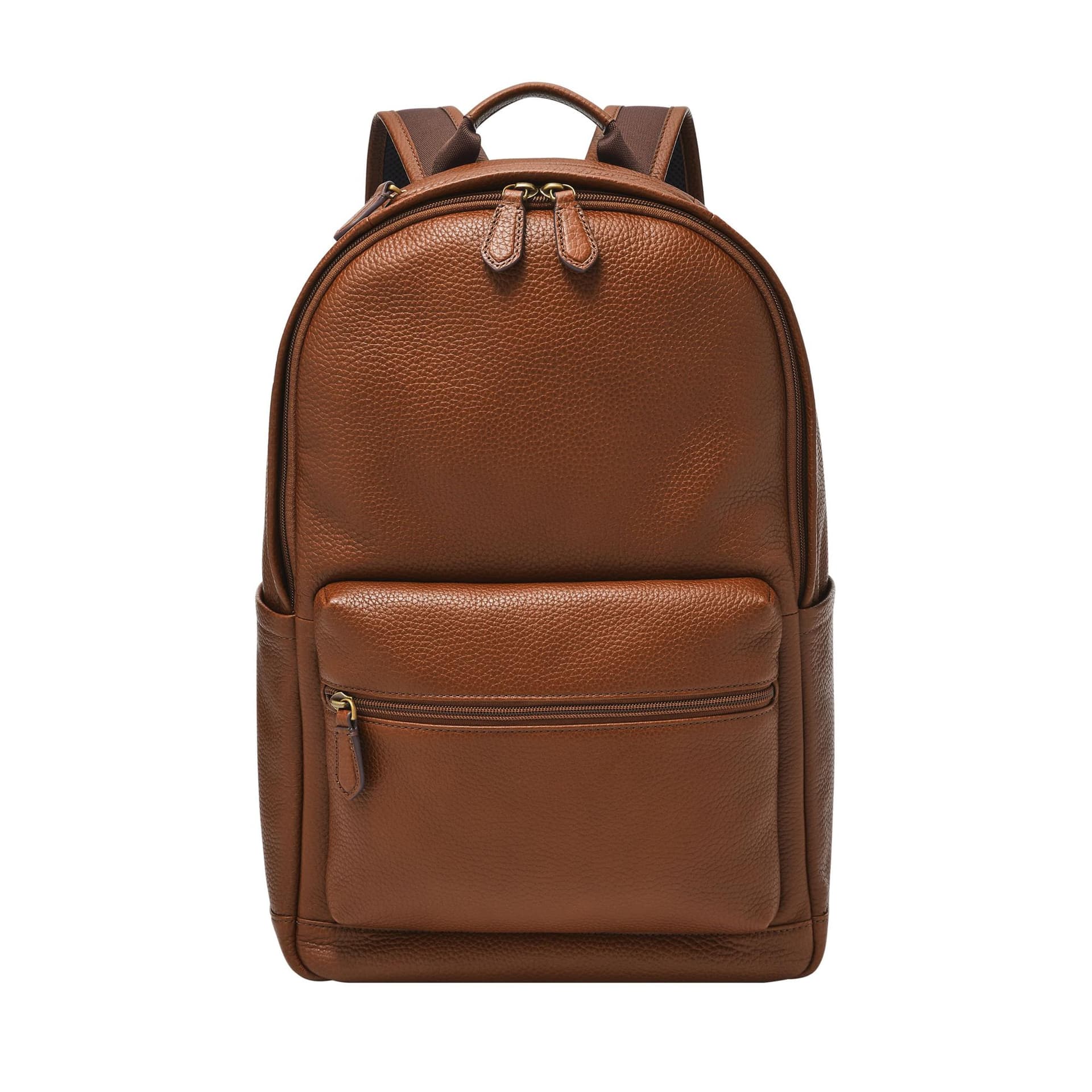 Buckner Leather Backpack - Medium Brown