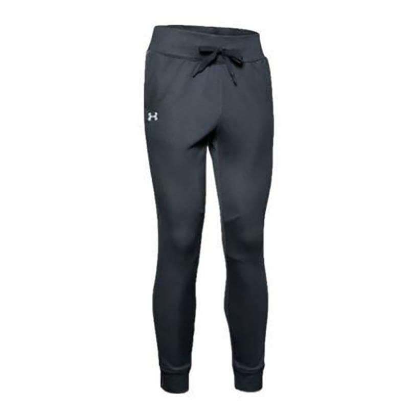 UA Women's Qualifier Fleece Joggers-Stealth Grey-LG