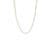 Double CZ Tennis Paperclip Necklace