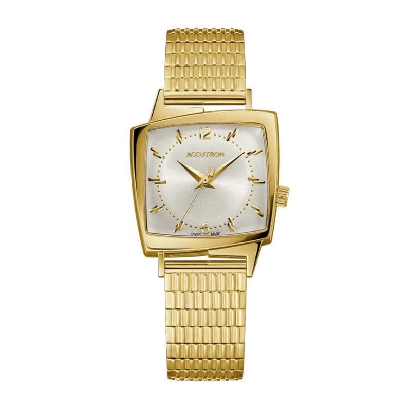 Legacy Automatic Watch Gold Tone Case Mesh Bracelet
