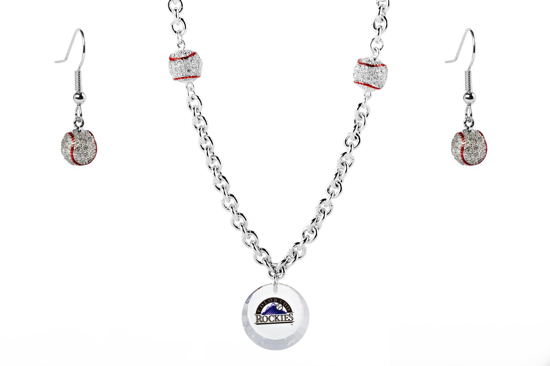 Baseball Set Rockies Necklace Exclusive