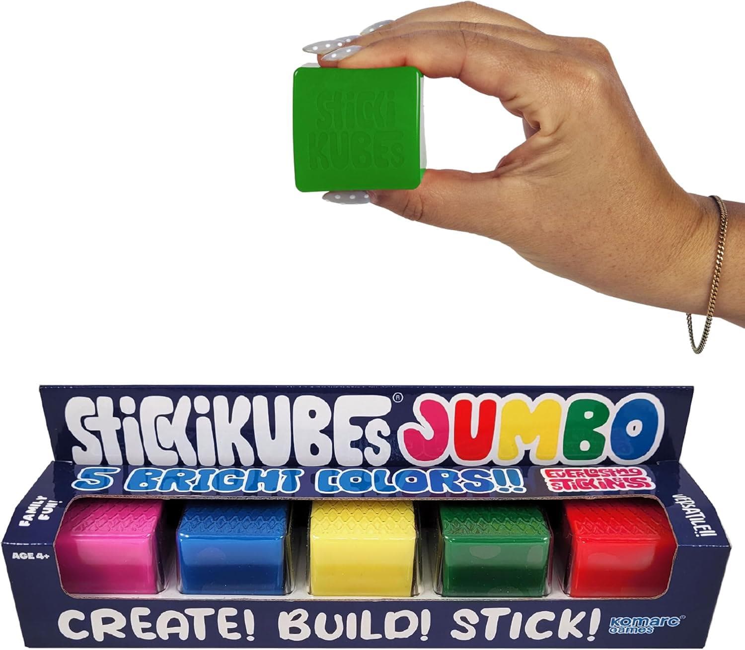 Komarc Games Jumbo StickiKubes 5-pack