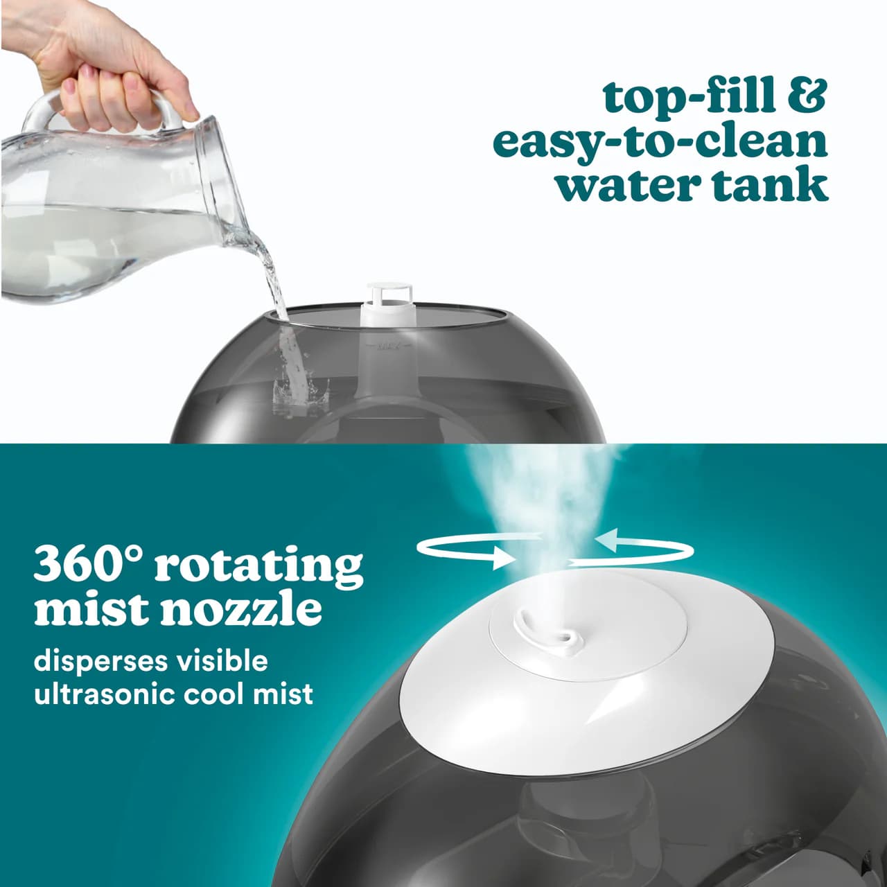 Top-Fill Ultrasonic Humidifier