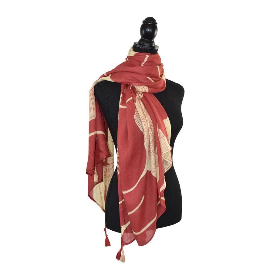 Ginko Floral Scarf