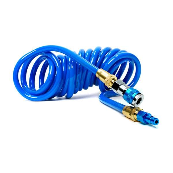 Steelman 15' Coiled 3/8" ID Air Hose with Adapter