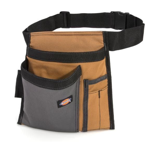 Dickie's 5 Pocket Single Side Tool Pouch: Tan