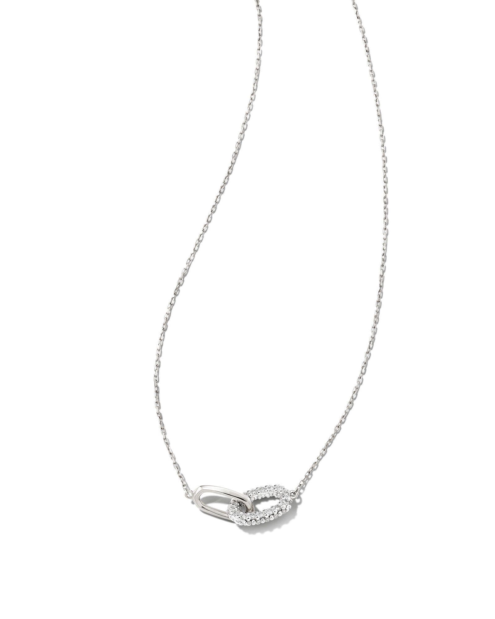 Elisa 14k White Gold Pendant