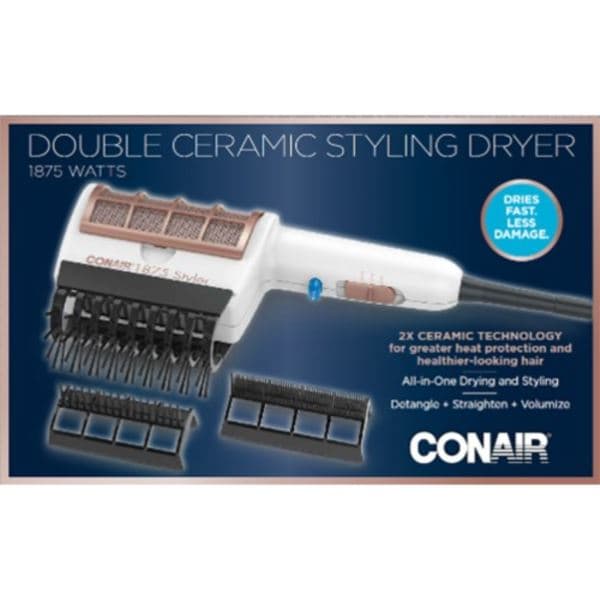 Double Ceramic Styling Hair Dryer