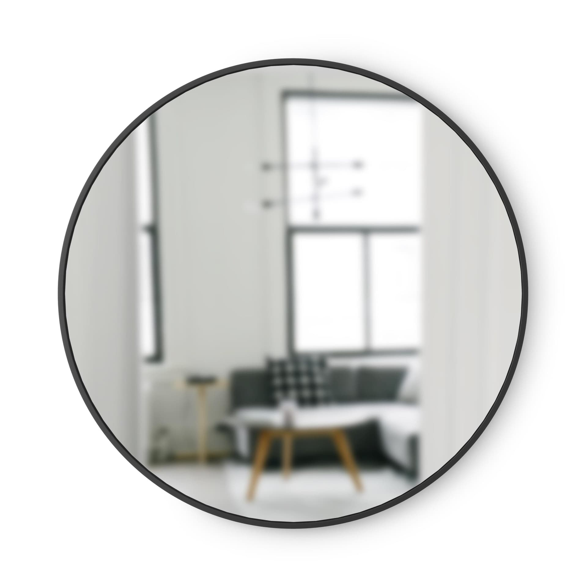 Hub Wall Mirror 37 Black