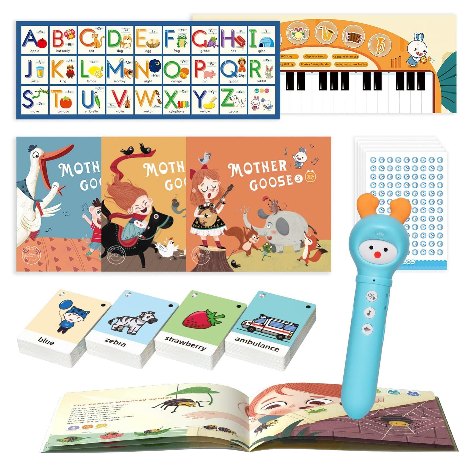D3C Early Education Reading Pen Set Ages 3-6 Years