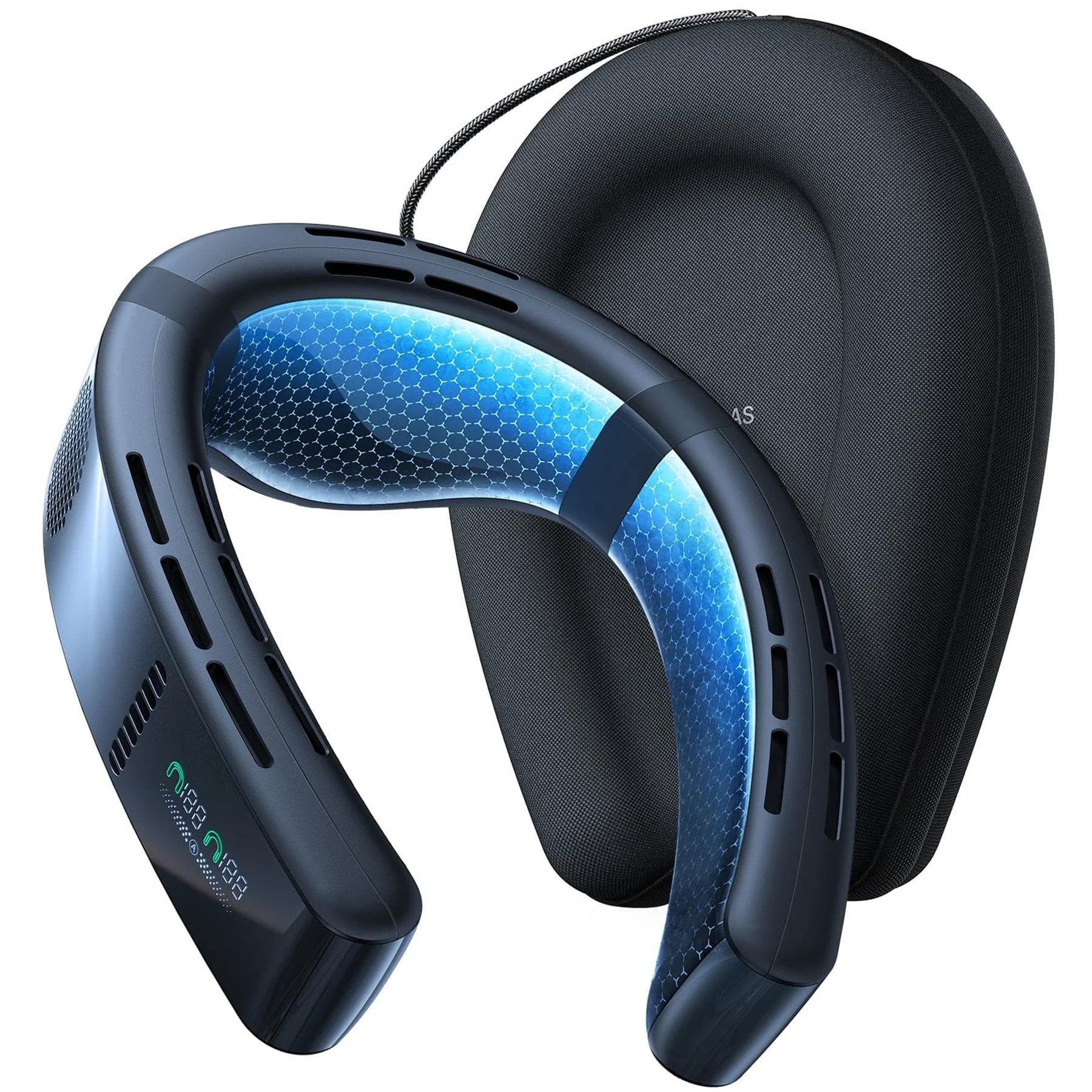 COOLiFY Cyber Smart AI-Control Wearable Neck Air Conditioner with heat