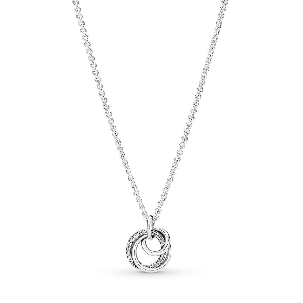 Family Always Encircled Pendant Necklace Size 23.6"