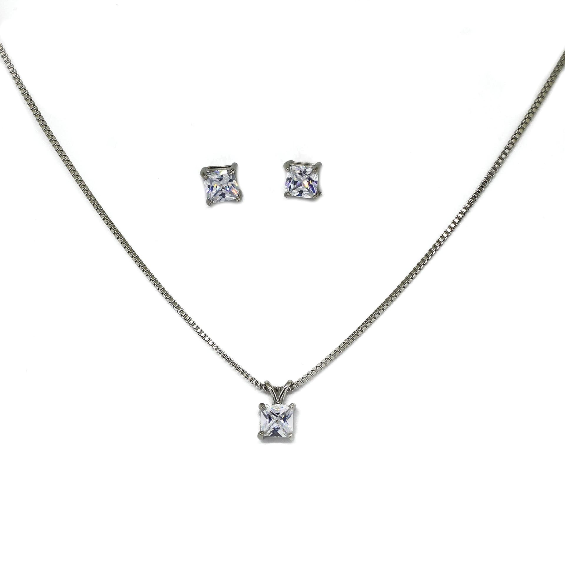 Princess Collection Necklace and Earrings Set