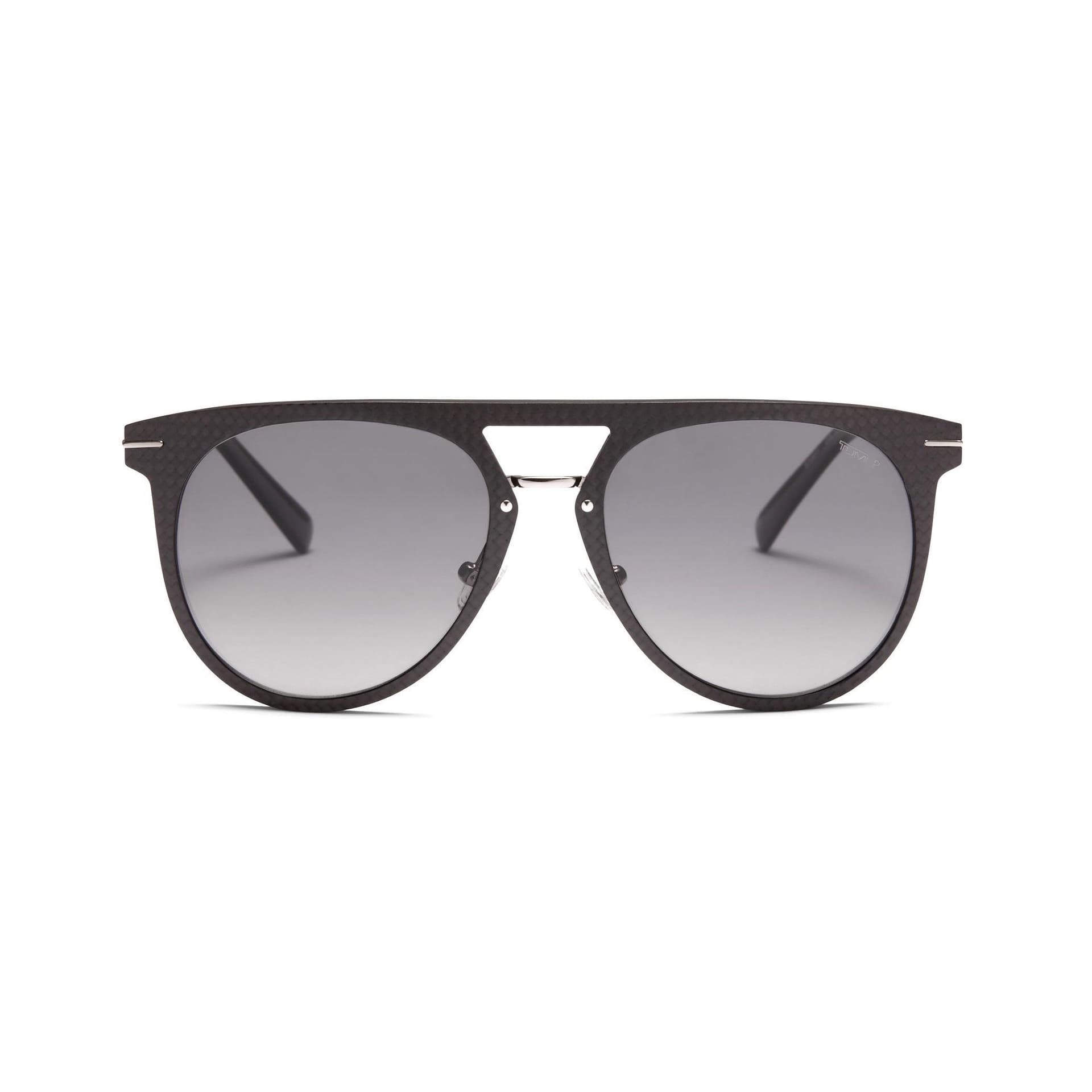 011 Polarized Gradient Aviator Sunglasses 55mm - Black/Gray Gradient