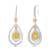 Mona Lisa Canary Drop Earrings