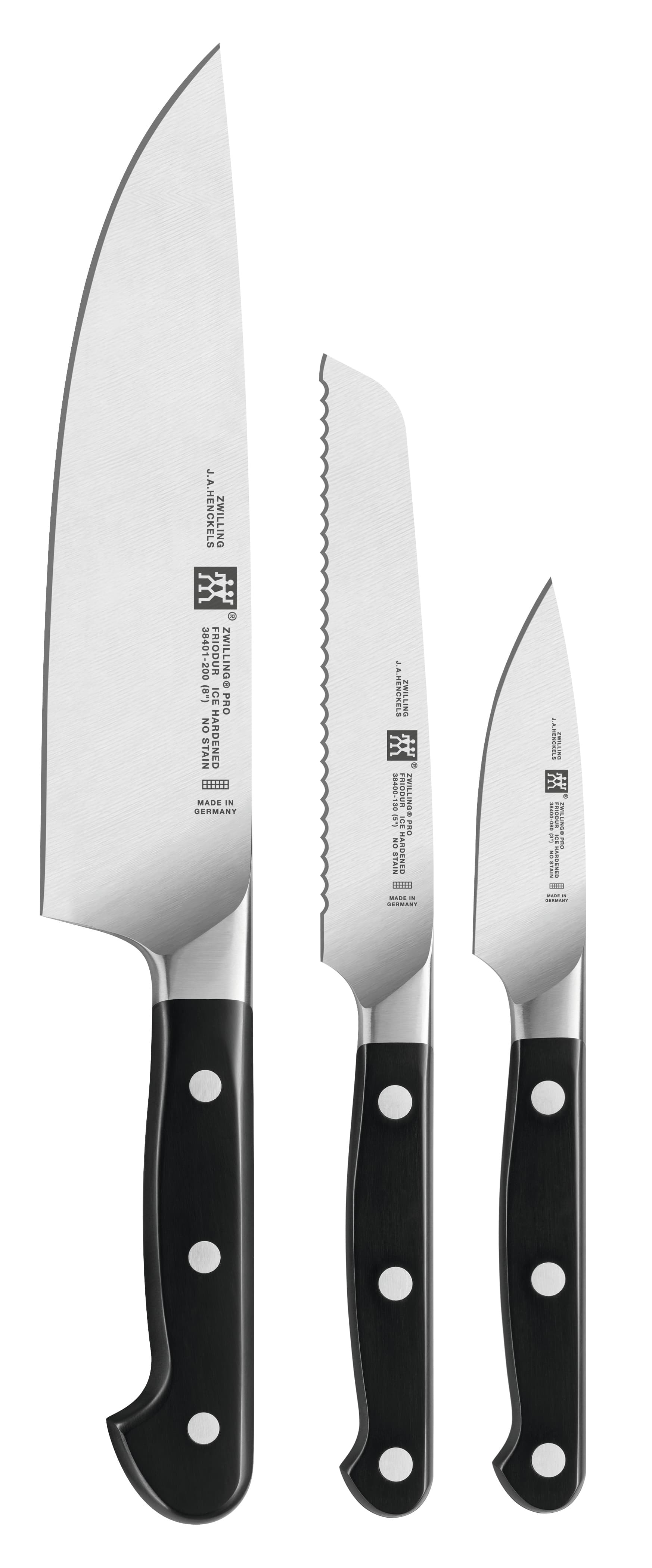 Zwilling Pro 3-Piece Starter Knife Set