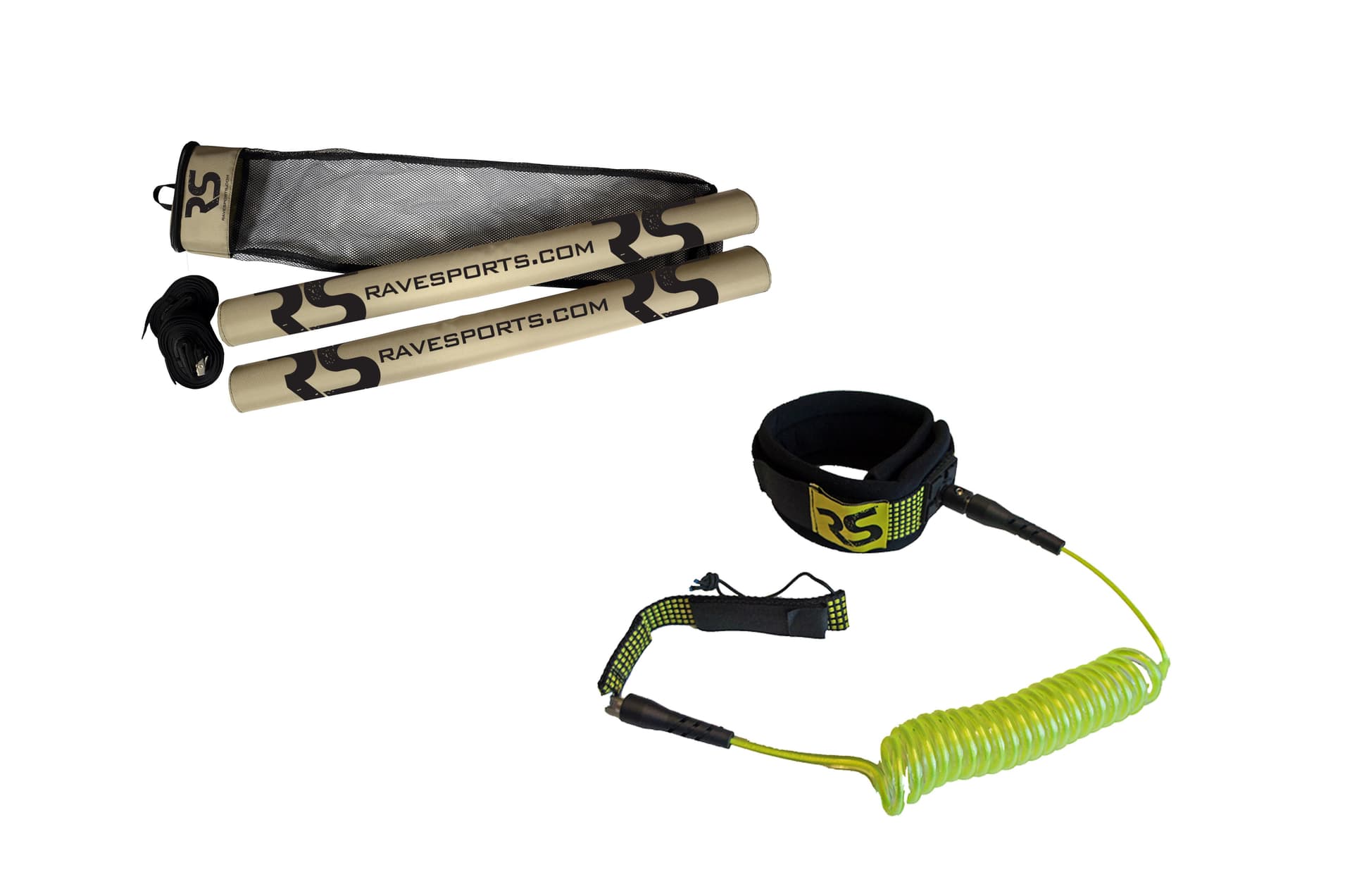 RAVE Sports - 29" SUP Cross Bar Pads w/SUP Leg Leash
