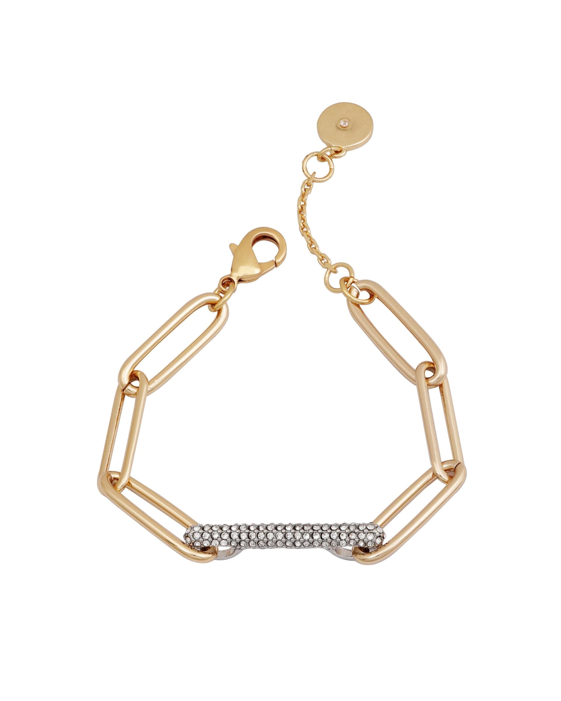 Two-Tone Link Bracelet