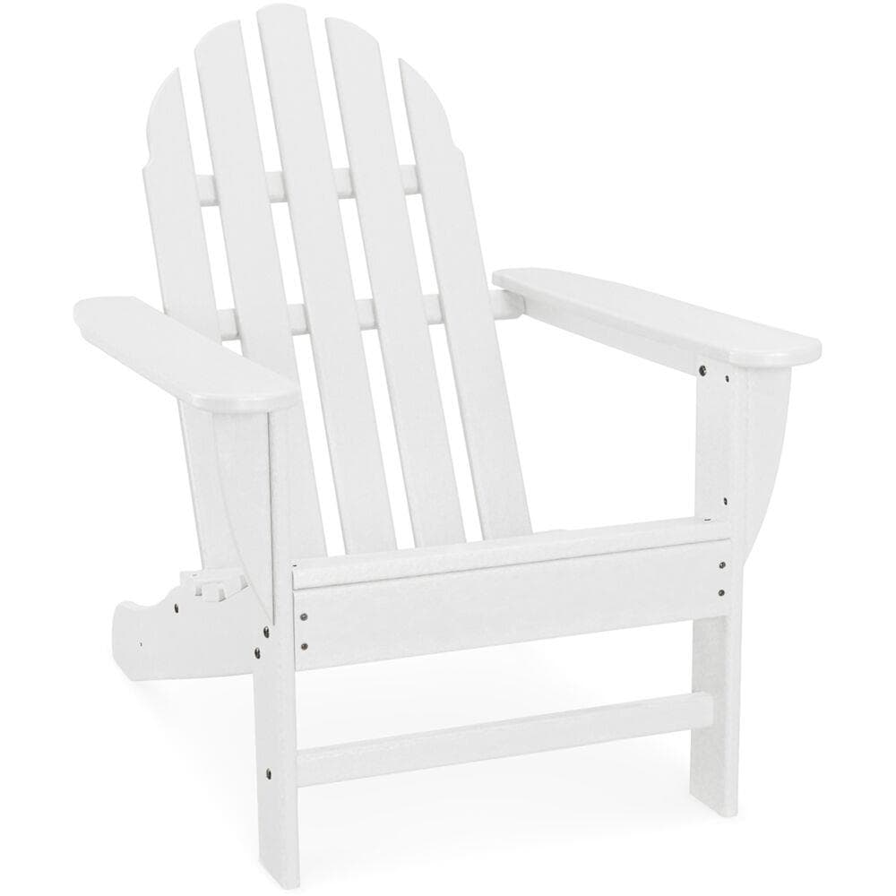 Classic All-Weather Adirondack Chair in White