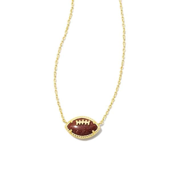 Football Short Pendant Necklace
