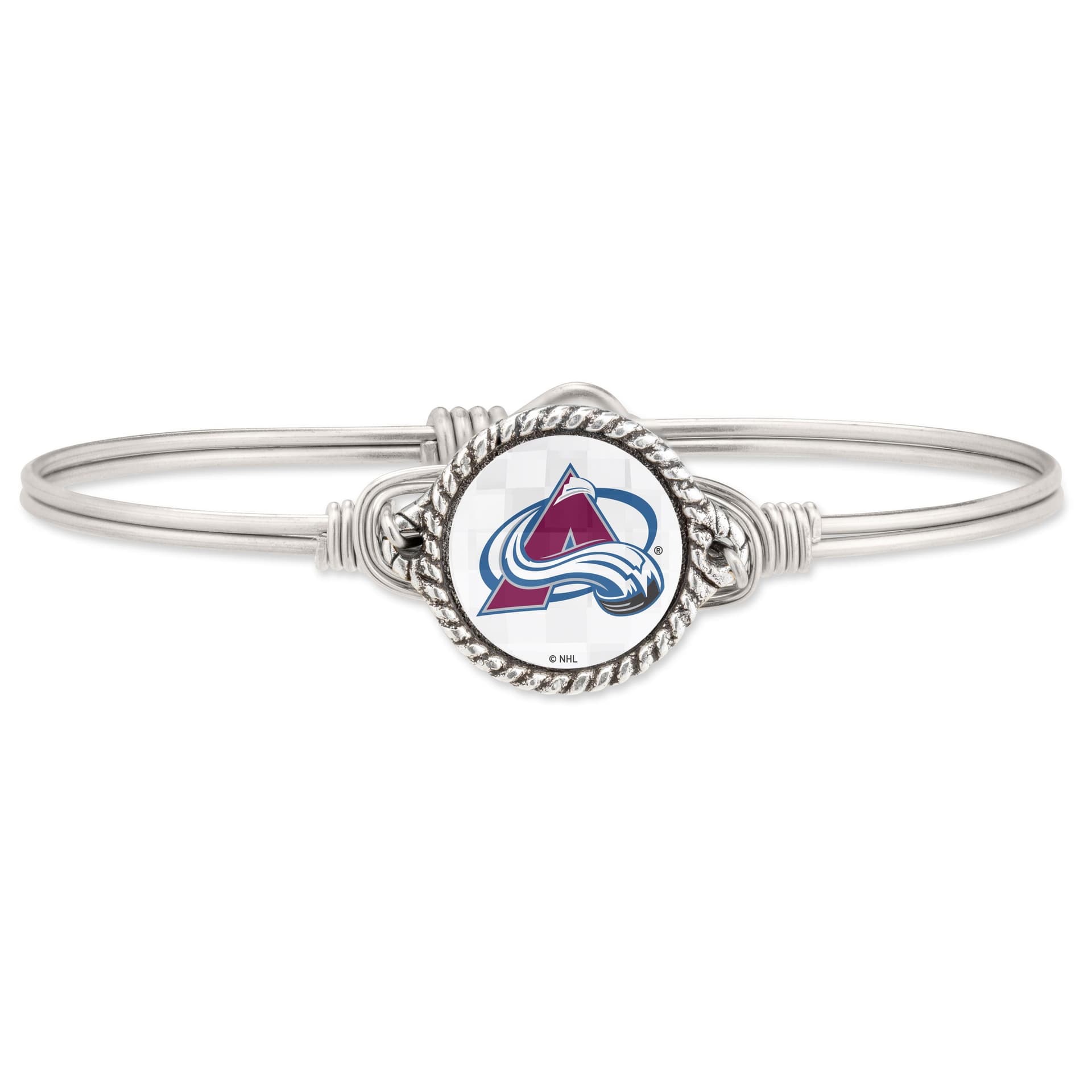 Colorado Avalanche Bangle Bracelet Size Regular