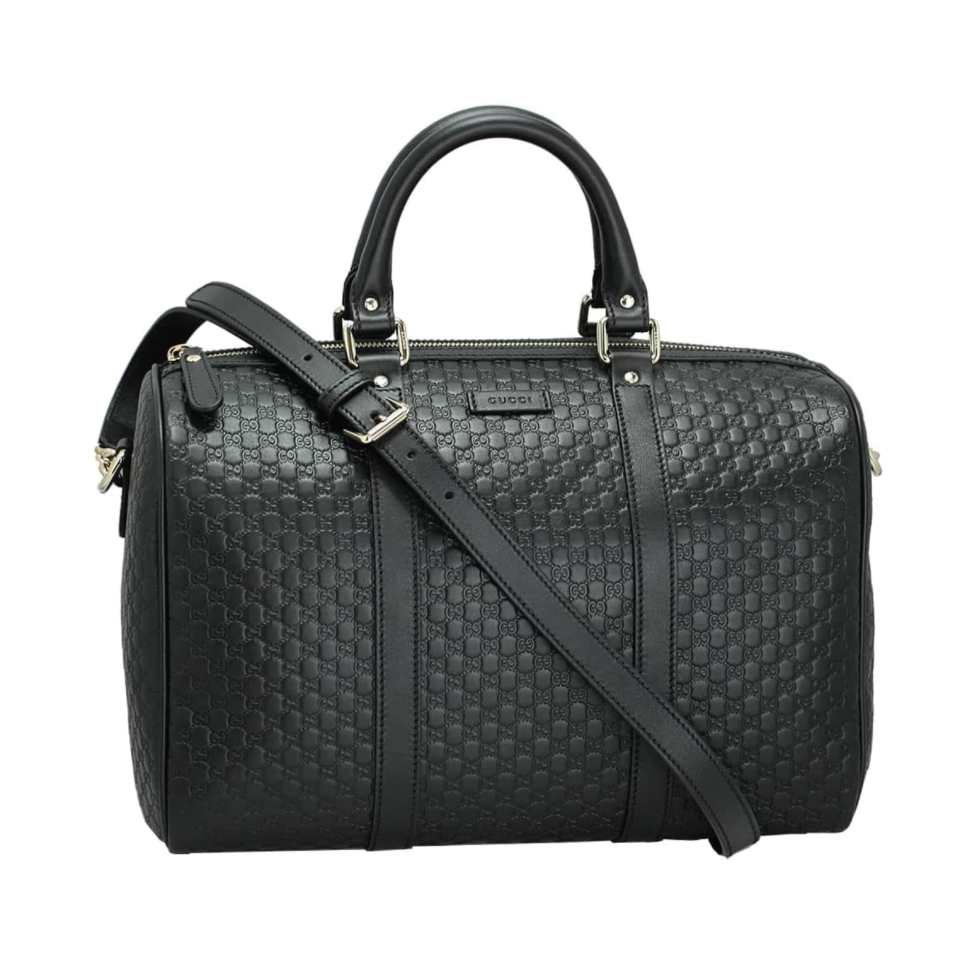 Microguccissima Boston Satchel Bag