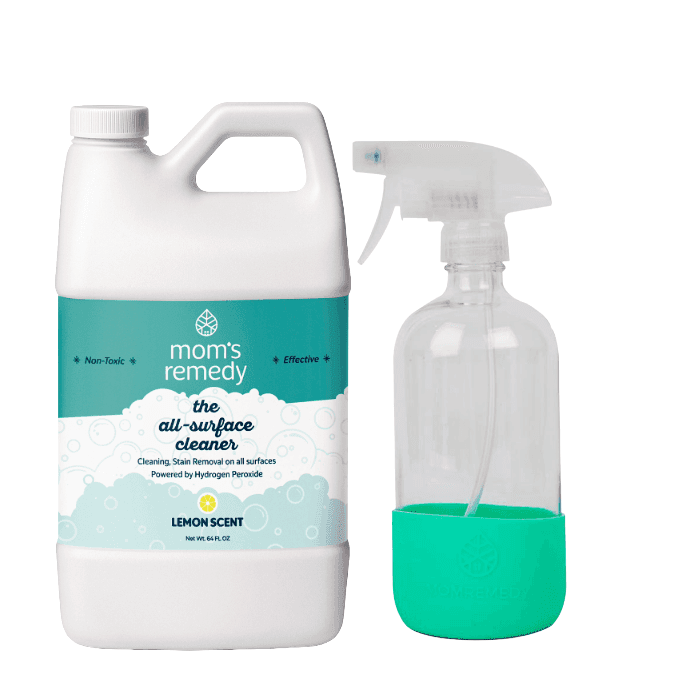 64oz Hydrogen Peroxide based Cleaner & Stain Remover with Reusable Glass Bottle