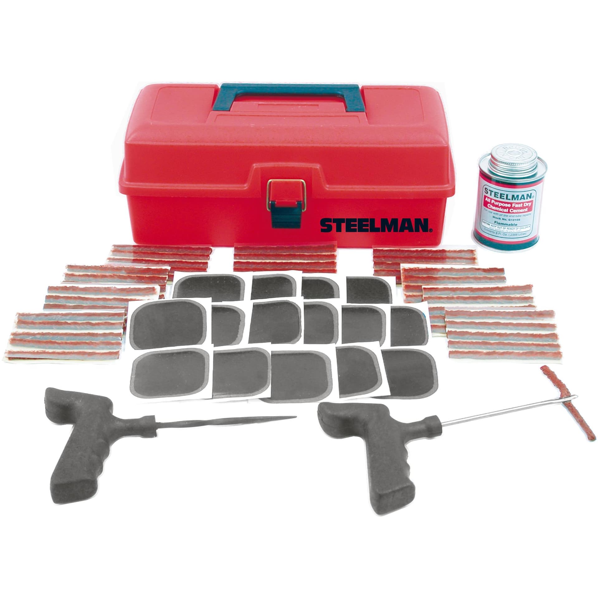Steelman Passenger Vehicle Tire Repair Plug and Patch Kit