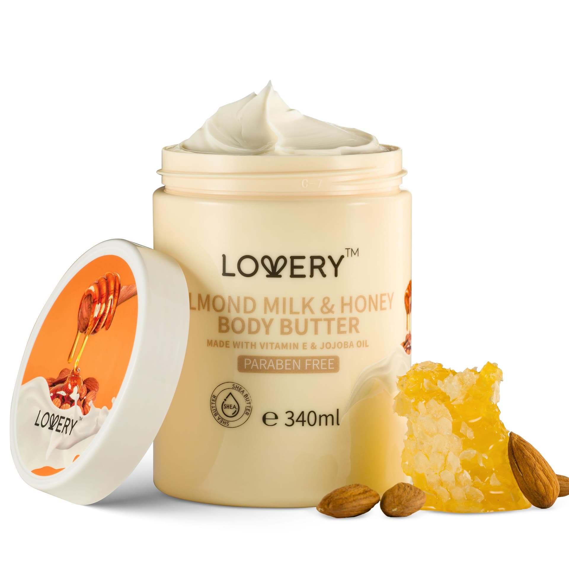 Almond Milk & Honey Body Butter Size 340mL